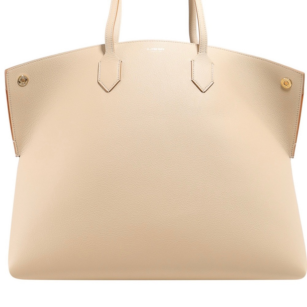 Burberry Society Tote Leather Bag Handbag - Picture 6 of 12